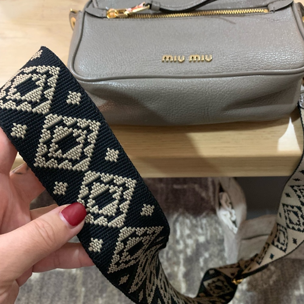 New Authentic Miu Miu Leather Bag - image 5